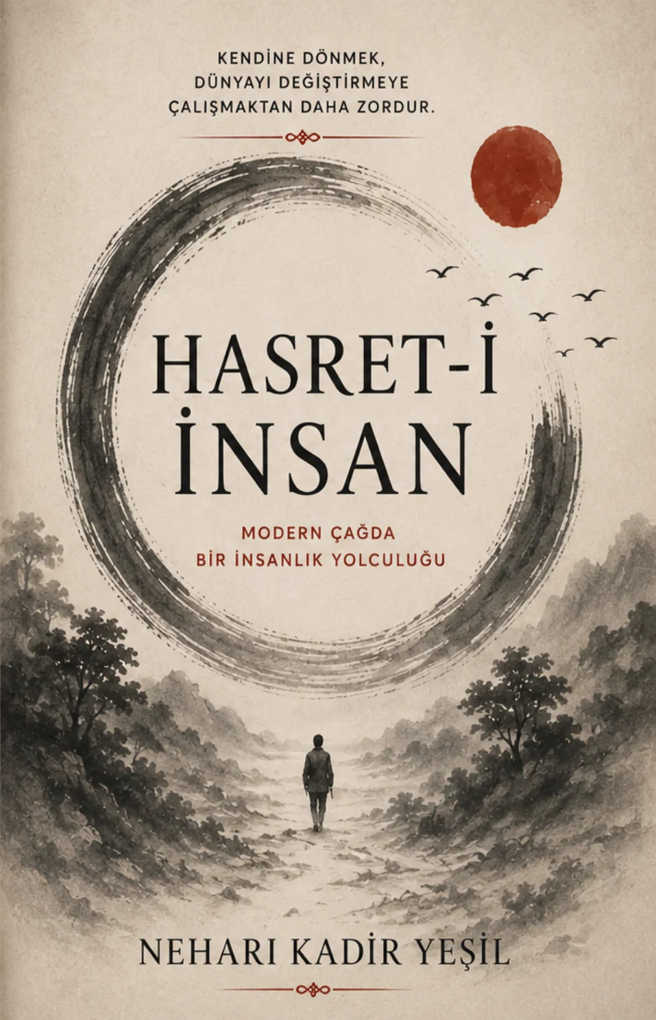 Hasret-i İnsan kitap kapağı, Nehari Kadir Yeşil